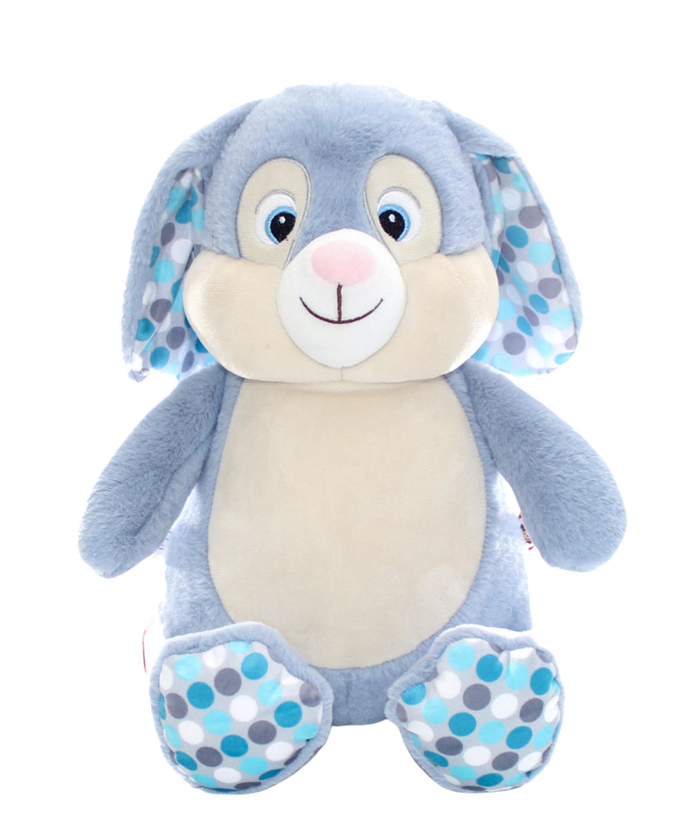 Bunny - Clovis, Blue Polka Dot