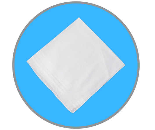 Satin Banded Handkerchief