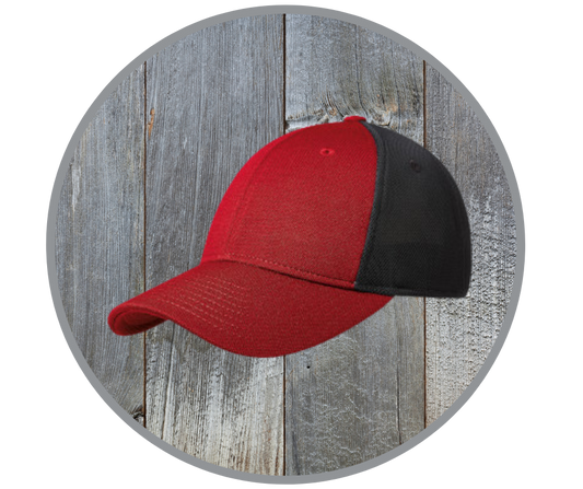 Port Authority® Pique Mesh Fitted Ball Cap