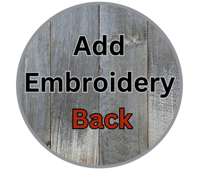 Additional Embroidery - Back