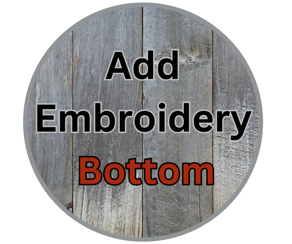 Additional Embroidery - Bottom