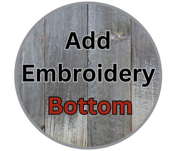Additional Embroidery - Bottom