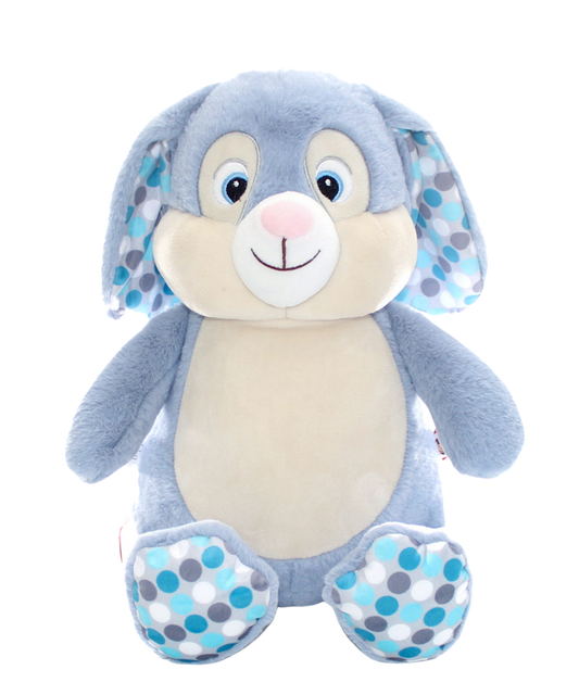 Bunny - Clovis, Blue Polka Dot