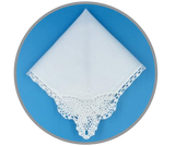 Lace Corner Handkerchief