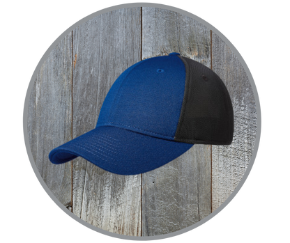 Port Authority® Pique Mesh Fitted Ball Cap