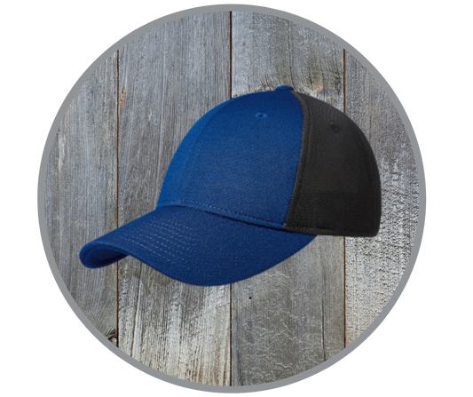 Port Authority® Pique Mesh Fitted Ball Cap