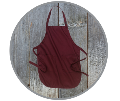 Port Authority® Full-Length Apron with 2 Pockets