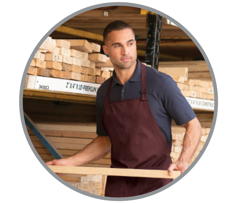 Port Authority® Full-Length Apron with 2 Pockets
