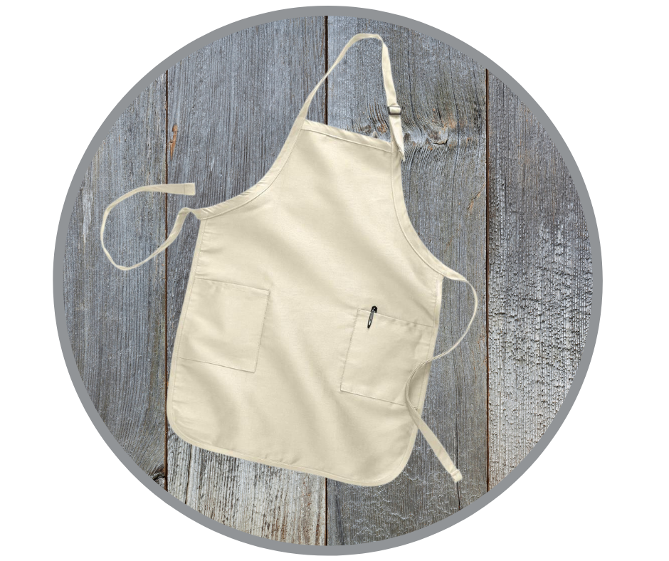 Full Length Apron With 2 Pockets
