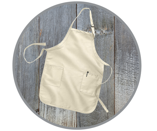 Full Length Apron With 2 Pockets