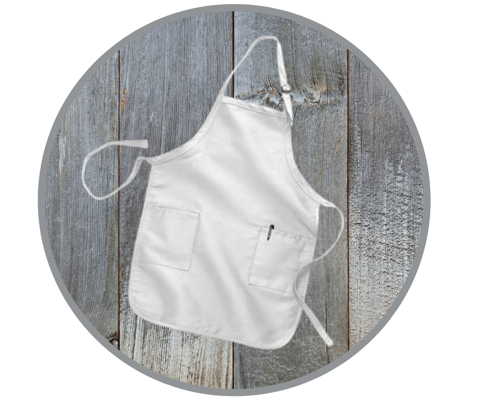 Full Length Apron With 2 Pockets