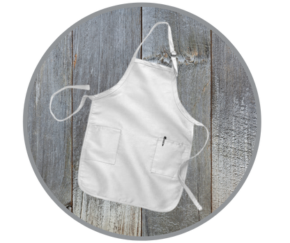 Full Length Apron With 2 Pockets