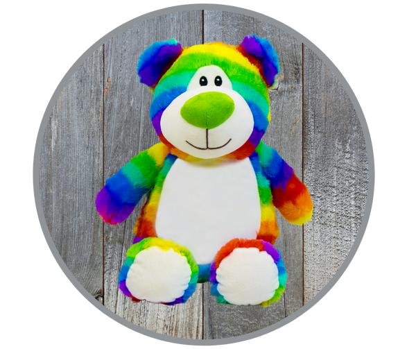 Classic Teddy Bear, Rainbow