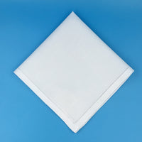 Hemstitched Handkerchief, White