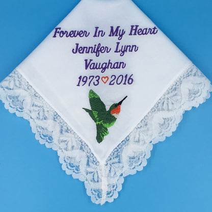 Garden Party White Lace Handkerchief