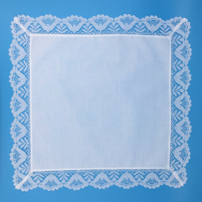 Garden Party White Lace Handkerchief