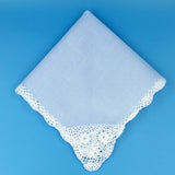 Bonnie Lace Handkerchief, Blue