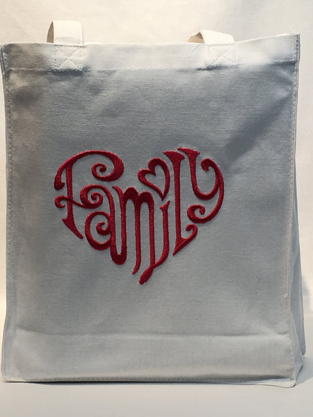 Family Heart Tote Bag